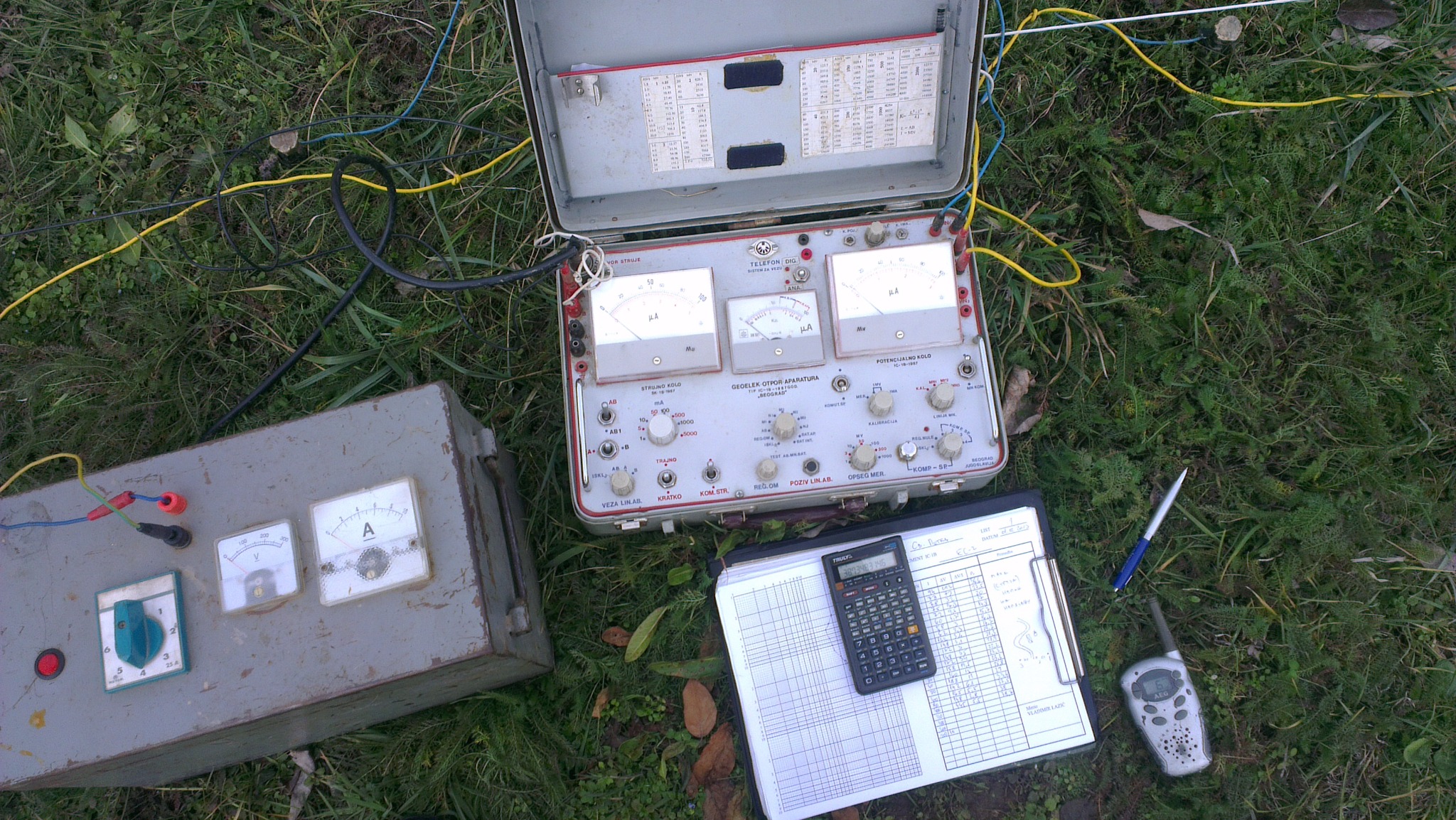 Oprema za geoelektrično ispitivanje
